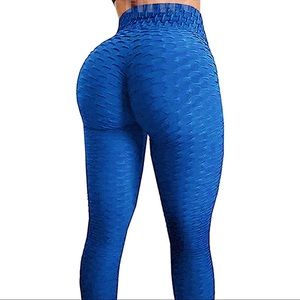🦋SOLD🦋 NEW Blue Bubble Butt Leggings